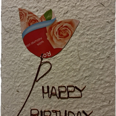 Kaart Tulp happy birthday
