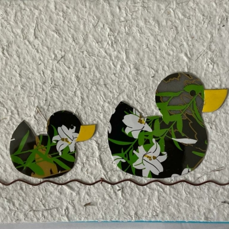 Kaart eendjes groen