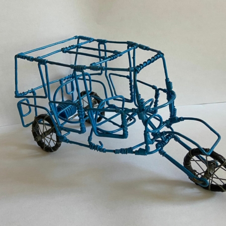 TukTuk ijzerdraad blauw