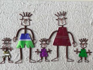 Kaart gezin 3 kinderen