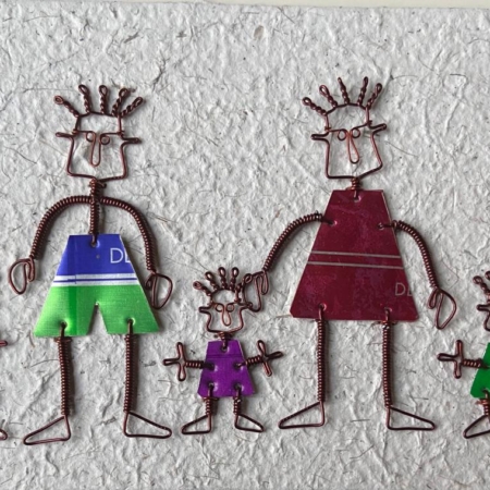 Kaart gezin 3 kinderen
