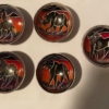 Schaaltje soapstone big five rood