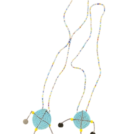 Ketting Maasai lichtblauw